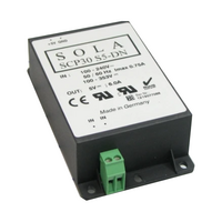 SCP30S5UDN SOLAHD SCP DIN POWER SUPPLY, 30W, 5V OUTPUT, 85-264V IN, SWITCHING, LOW PROFILE(SCP 30S5-DN)